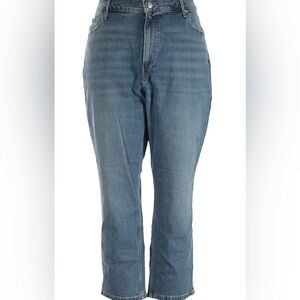 Everlane Light Blue Original Cheeky Organic Cotton Straight Leg Jeans 35/20W